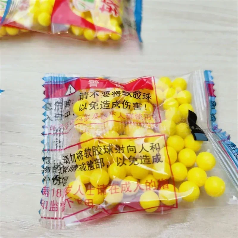 LL Soft Rubber Ball Balas Bolas 7-8 Mm Diameter Toy Balls for Kids Educational Play
