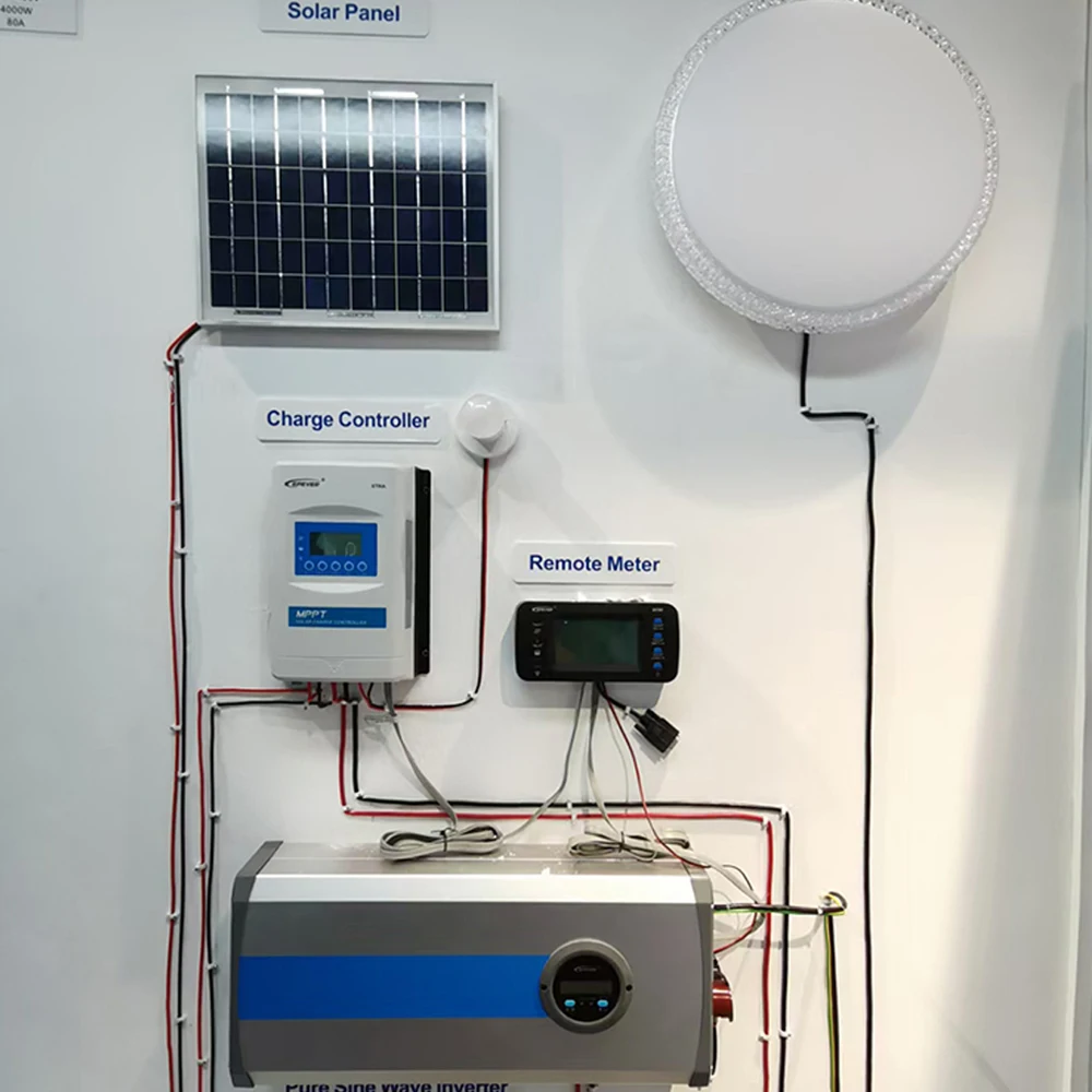 EPEVER IP3000-42-Plus (T) IP4000-42-Plus(T) عاكس للطاقة الشمسية مخرج موجة جيبية نقية للتحكم عن بعد من خلال منفذ RS485