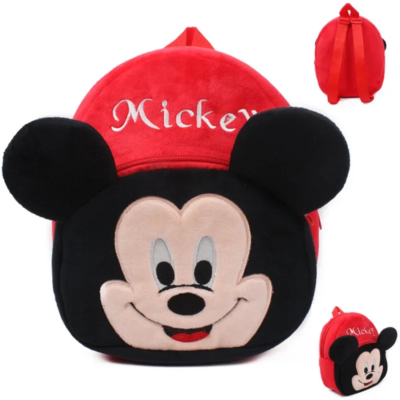 Disney Avengers spiderman mickey mouse Minnie Winnie the Pooh stitch Plush backpack Kids baby school bag birthday Toys Gift