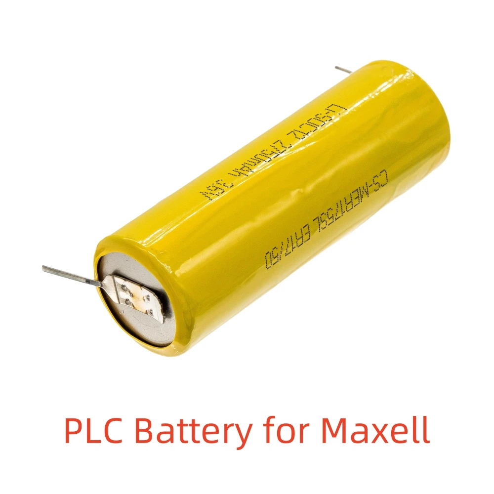 بطارية غير قابلة لإعادة الشحن من نوع PLC لسيارة ماكسيل-، V mAh ‏ ‏ ‏ ‏ ‏ ‏ متوافقة مع ER17/50
