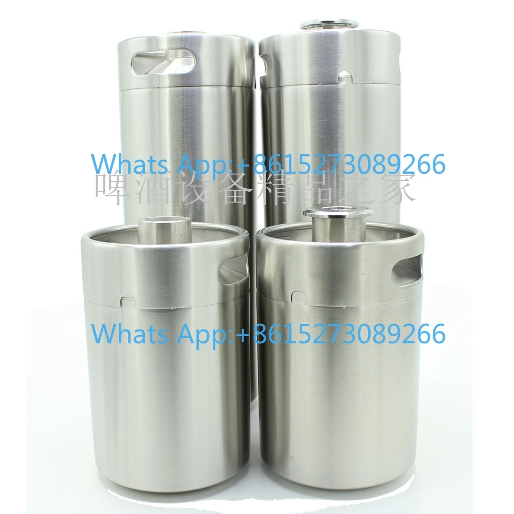 5L/10L plate well beer keg, refined/home-brewed 304 stainless steel home-brewed 10-liter mini beer keg