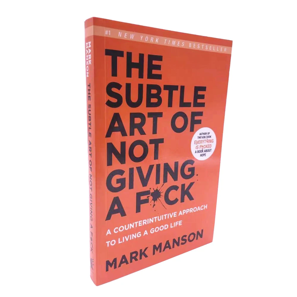 The Subtle Art of Not Giving A F*C/Reshape Happiness/how To Live As You Want By Mark Manson Self Management Stress Relief Book