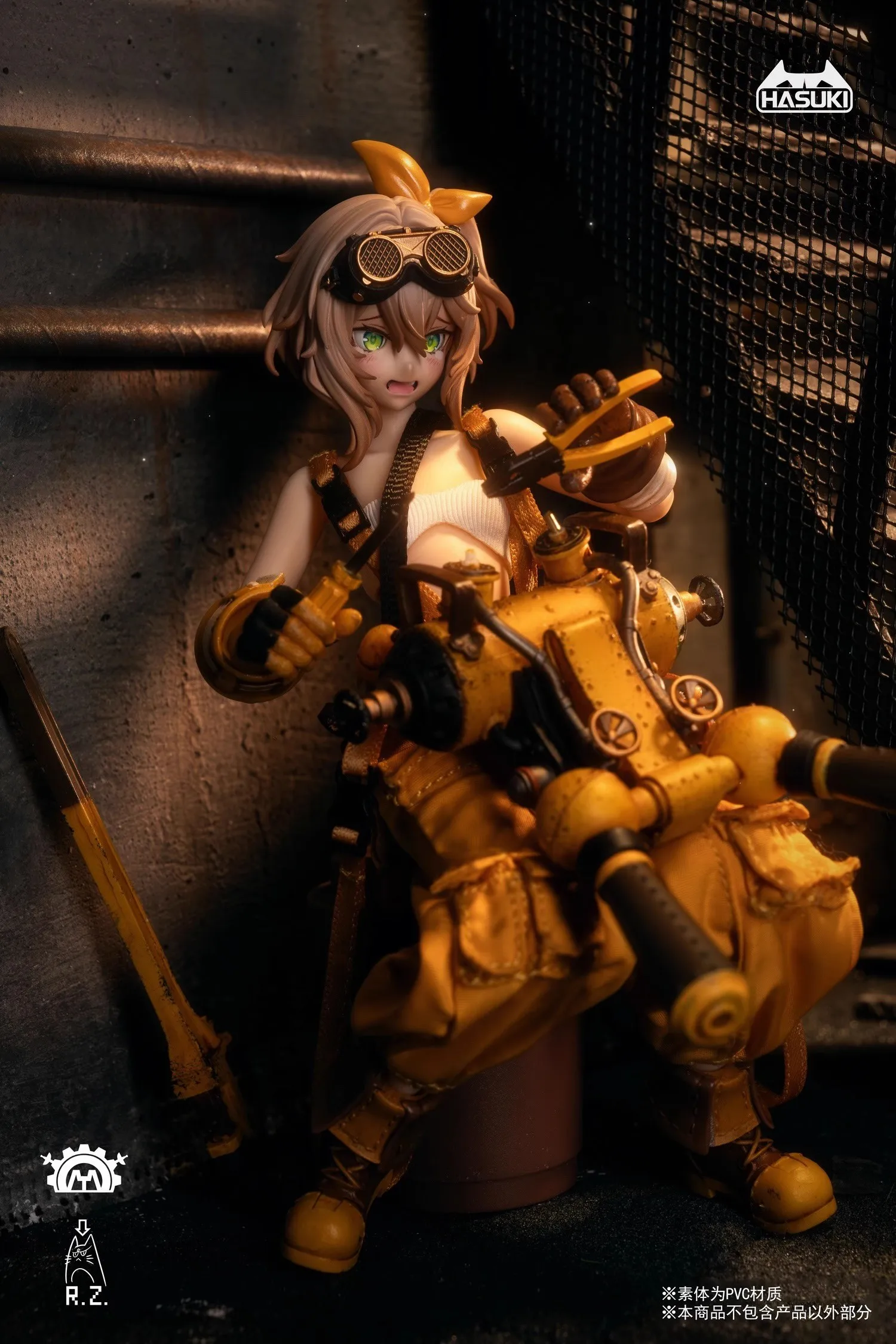 HASUKI PA007 1/12 Scale Mechanist IFiona น่ารักสาวอะนิเมะชุดรุ่น 6 นิ้ว Action Figure สําหรับคอลเลกชันแฟนๆของเล่นของขวัญ