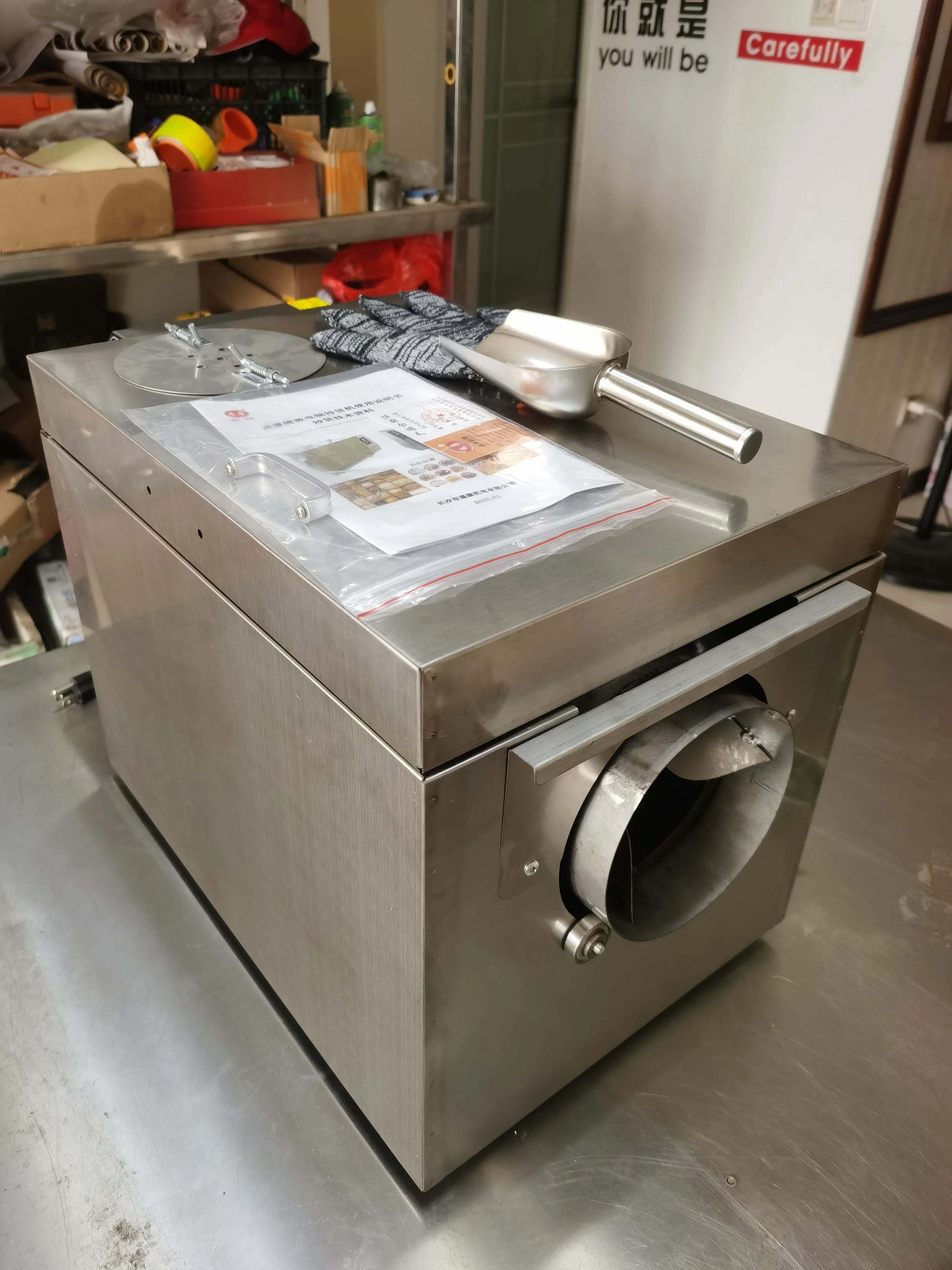 Hot Air Coffee Bean Roaster Machine, Multi-purpose Nuts Peanut Chestnut Seed Roasting Equipment for Home Commercial Nut