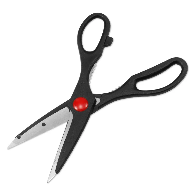 Kitchen Scissors, Fish Belly Scissors with Walnuts, Stainless Steel Multi-purpose Kitchen Scissors