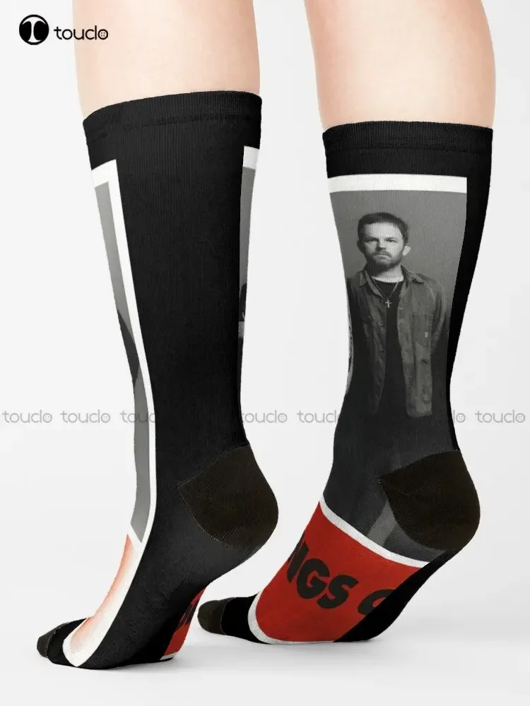 Music Vintage Kings Of Leonkings Gift Movie Fans Socks Cotton Socks For Women 360° Digital Printing Custom Gift Streetwear Funny