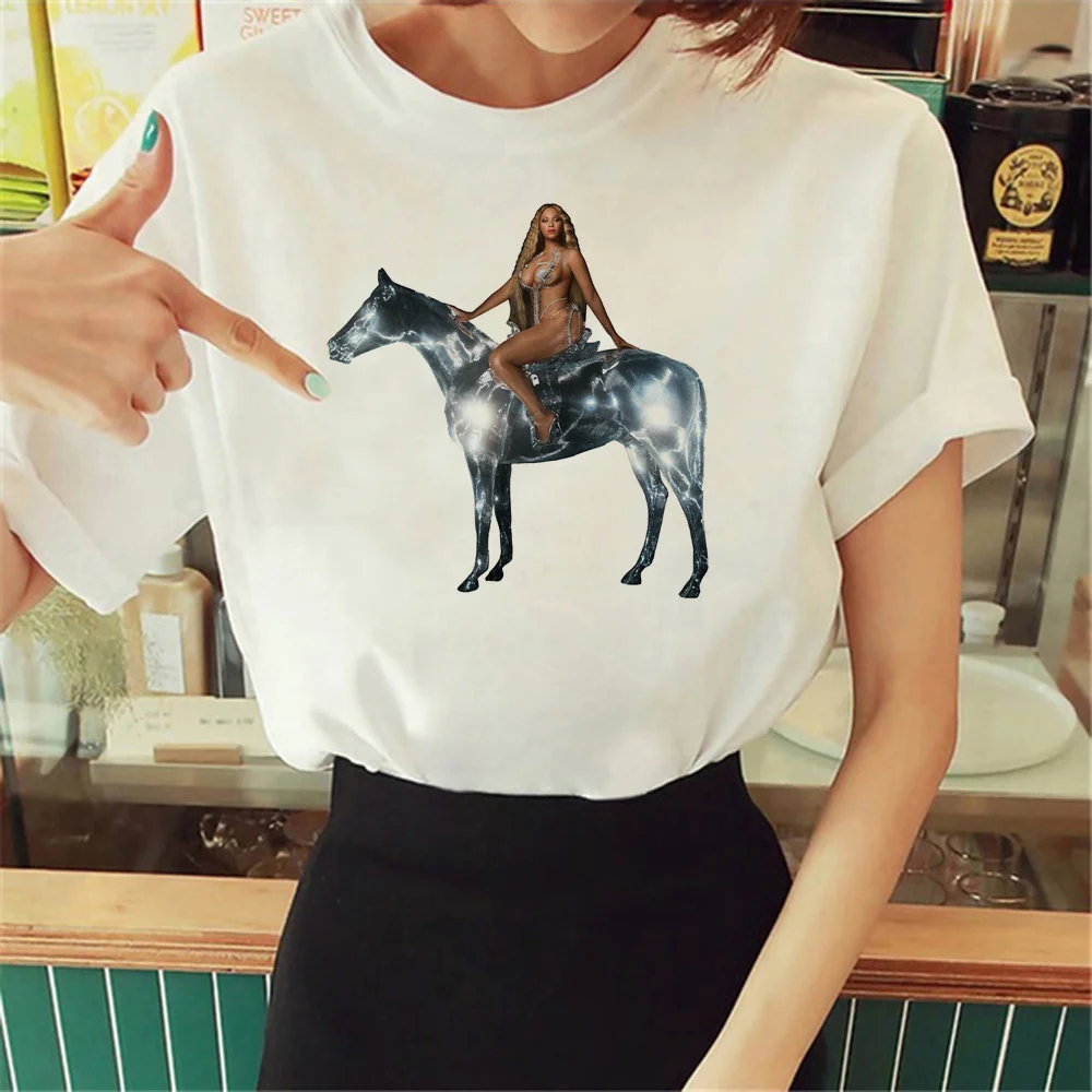 Beyonce Renaissance Tee women Japanese designer funny tshirt female comic y2k harajuku clothing