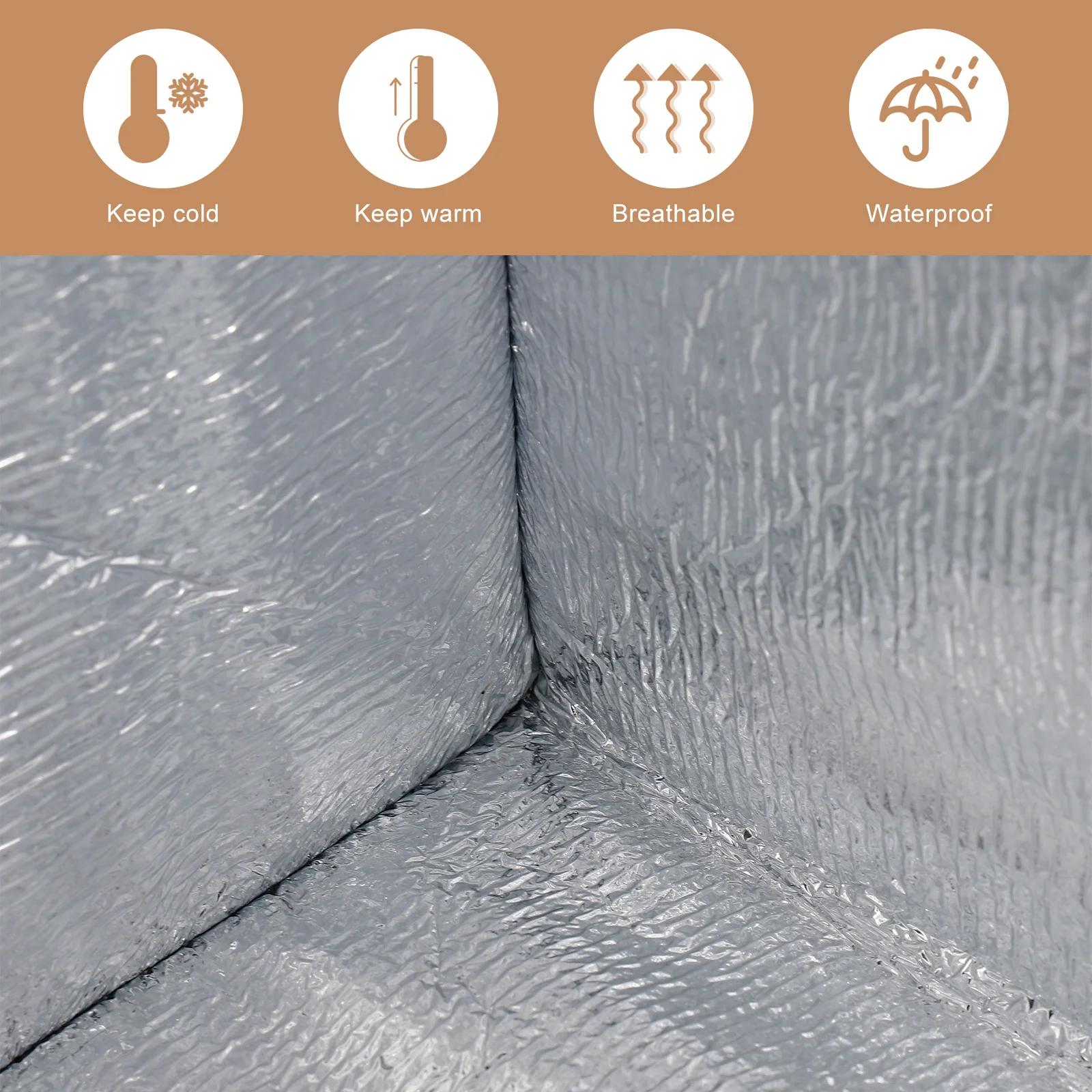 

Portable Insulation Bag Cake Pizza Seafood Storage Tote Bright Color Easy Distinguish Reliable Durable Portable Cake Storage Bag