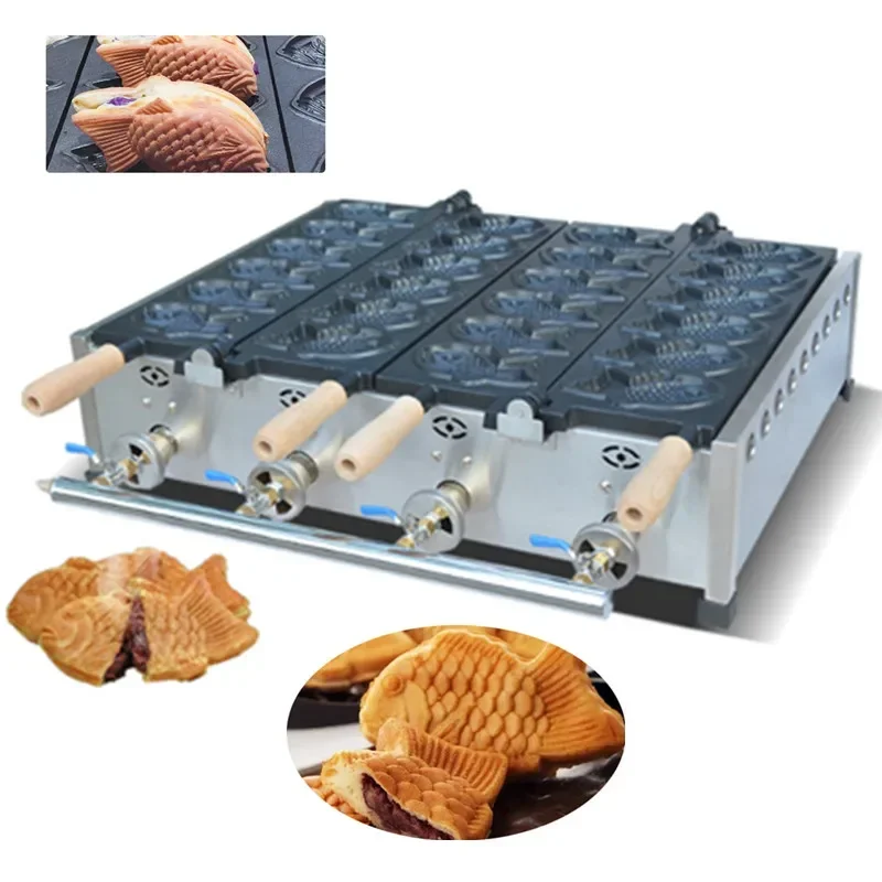 2022 12 taiyaki pan gas type automatic taiyaki maker machine for sale