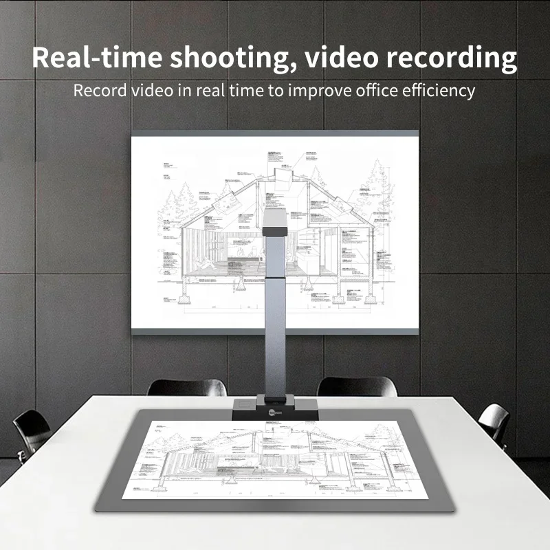 20MP HD Architectural Blueprint Scanner A2 OCR High-Speed