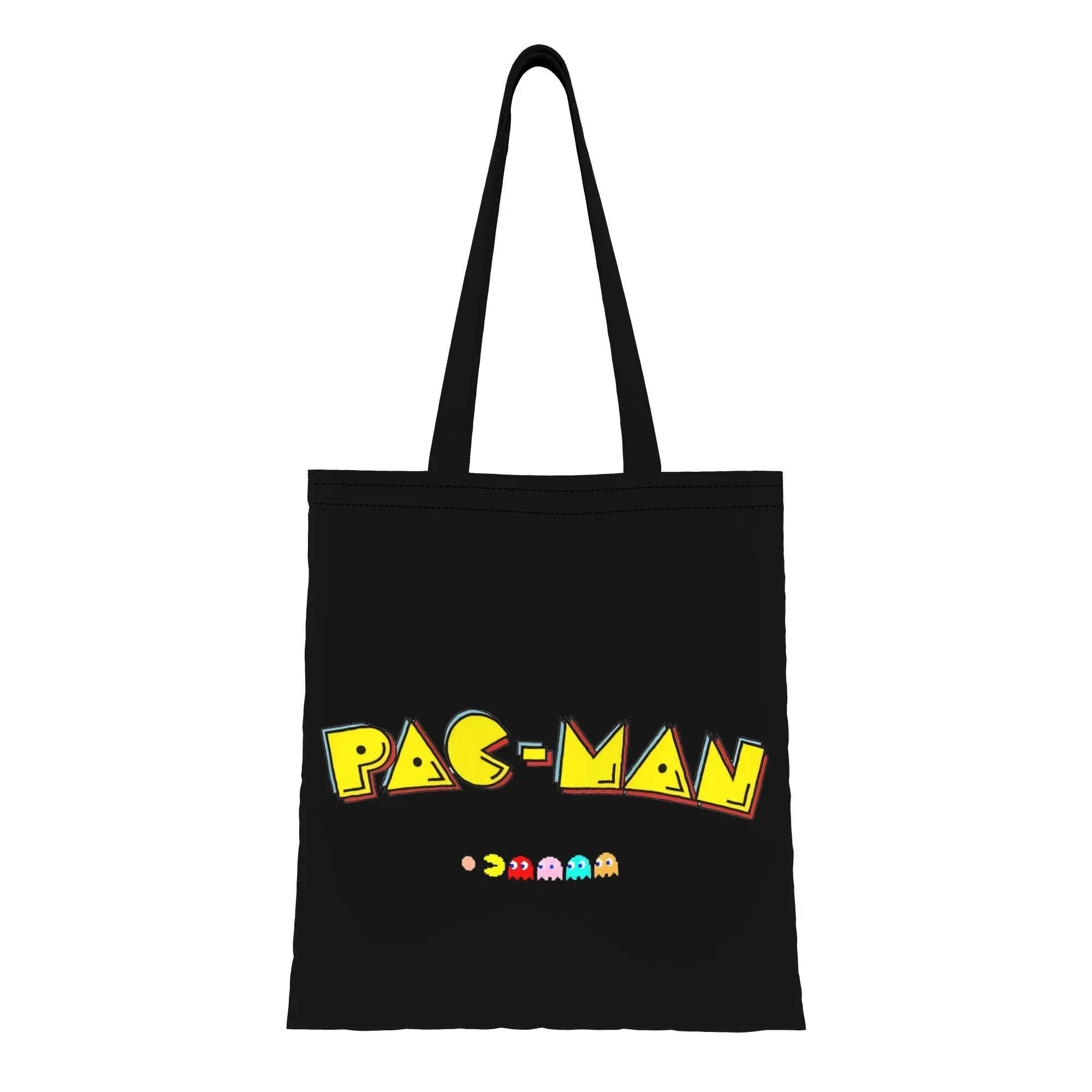 Pac Man 2 BANDAI Canvas Tote Bag Perfect for Shopping Women's Top-Handle Bags