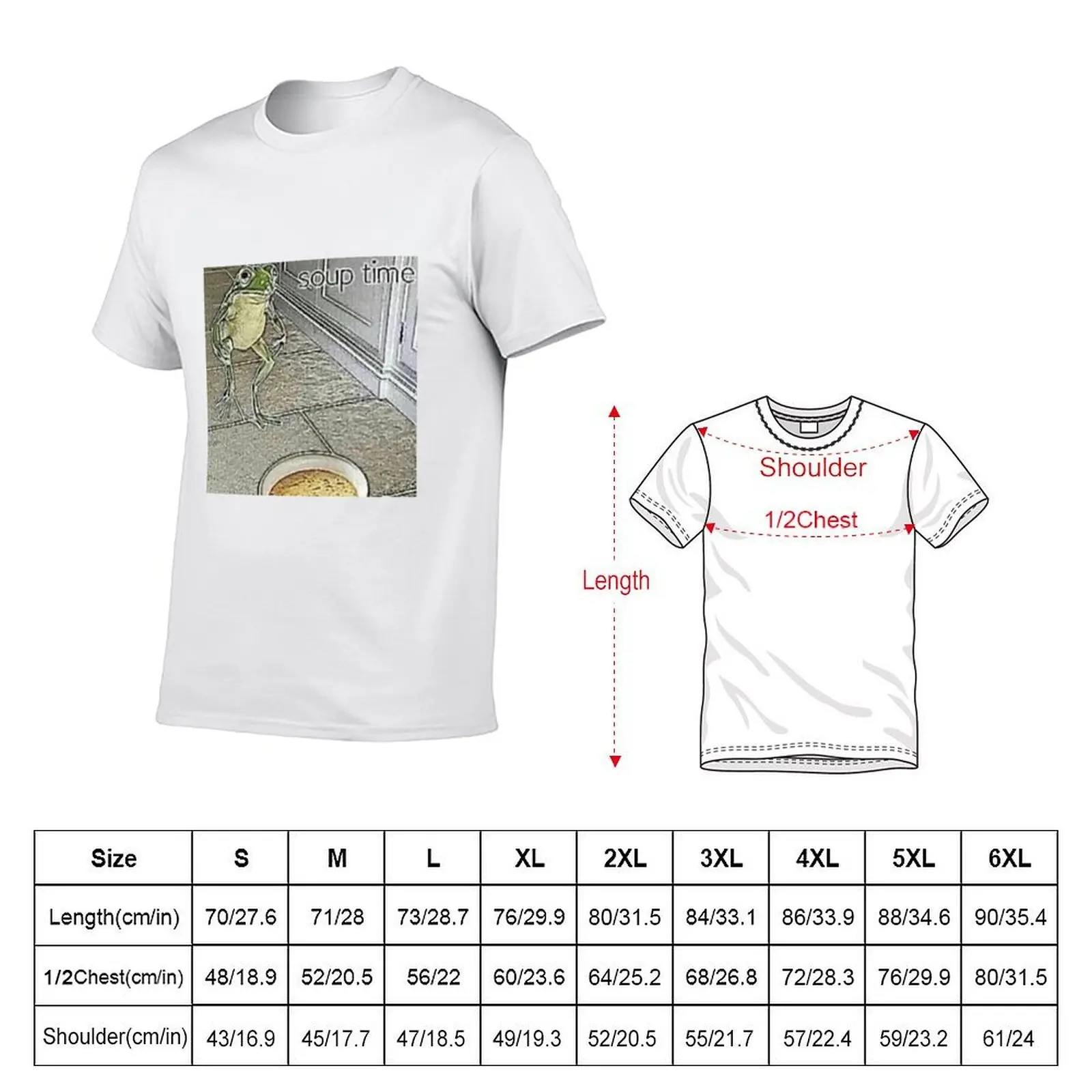 soup time T-Shirt plus sizes for a boy mens big and tall t shirts