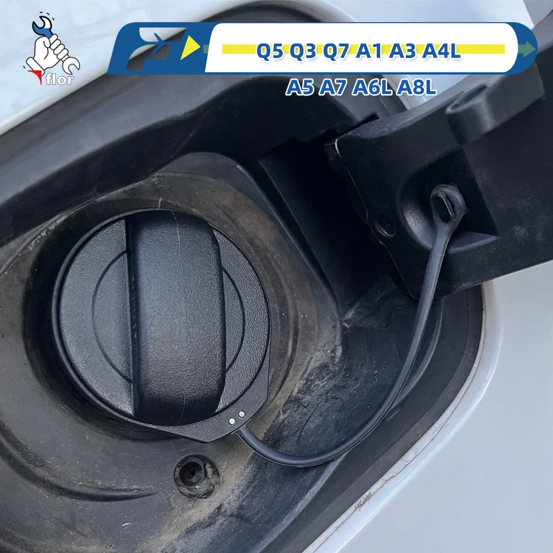 

Для Audi Q5 Q3 Q7 A1 A3 A4L A5 A7 A6L A8L Крышка топливного бака и крышка топливного бака Кабель Веревочное кольцо Сменный аксессуар