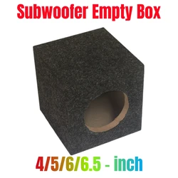 Modyfikacja Car Audio DIY, pusty pojemnik na subwoofer 4/5/6/6,5 cala, korpus skrzynki na subwoofer samochodowy/domowy, drewniana obudowa głośnika, konfigurowalny rozmiar