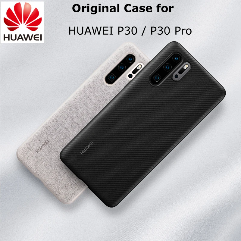 

Оригинальный чехол для HUAWEI P30, Официальный чехол с полным покрытием, защищает от отпечатков пальцев, из микрофибры и волокна, кожаный чехол для P30 Pro