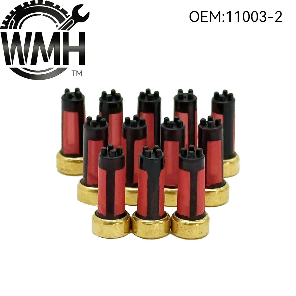 Kit de reparación de inyectores de combustible, microfiltro 11003-2 MD619962 0280150415 para Nissan Pathfinder Mitsubishi 3,5l 6*3*14mm, 50 Uds.