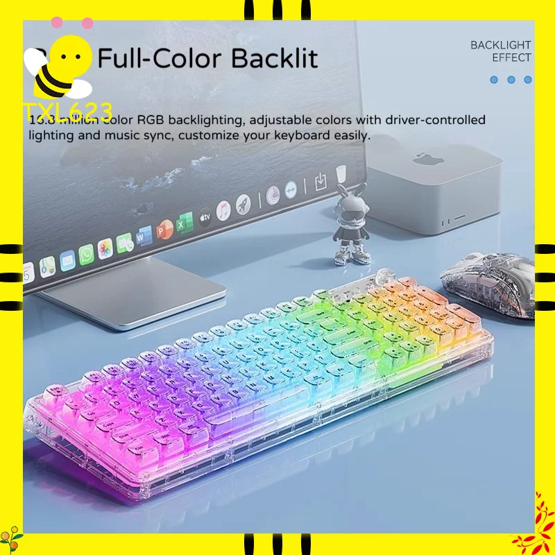 mengzu-z99-transparent-wireless-bluetooth-mechanical-keyboard-mouse-set-tri-mode-rgb-backlight-silent-keys-clear-pc-body-office