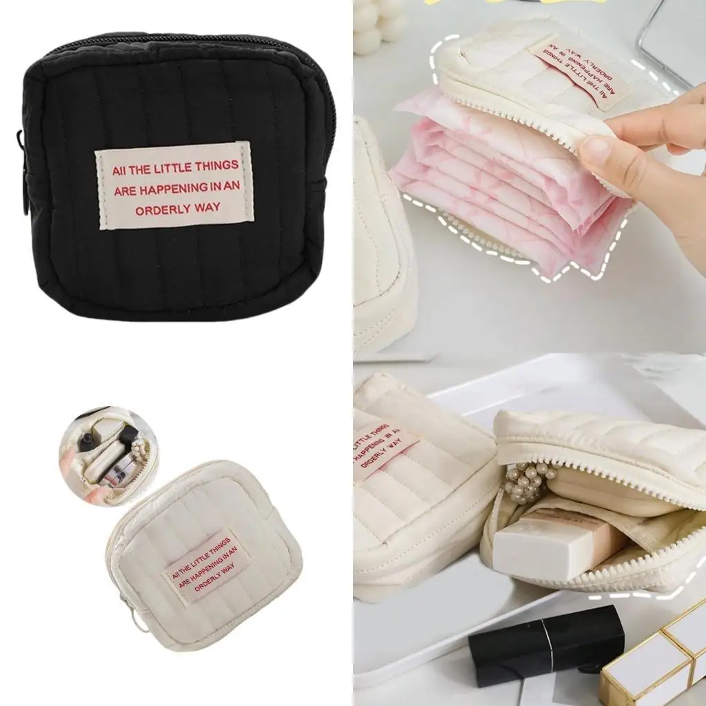 

X90d Travel Makeup Bag квадратная косметическая сумка корейские стили Организаторы по уходу за кожей.