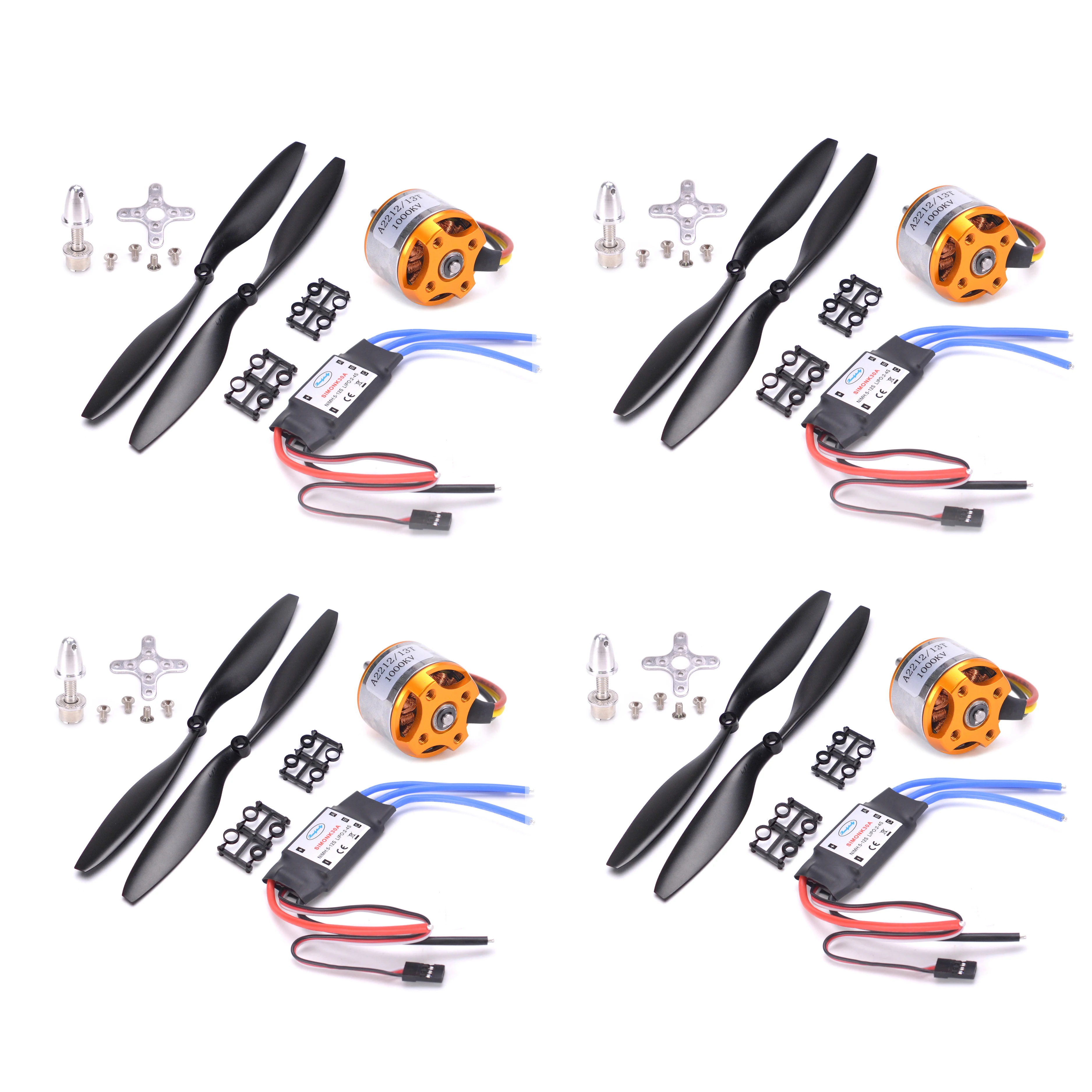 

A2212 2212 1000KV Бесщеточный двигатель Outrunner 30A Бесщеточный ESC для F450 S500 S550DIY RC Quadcopter Hexacopter Multirotor