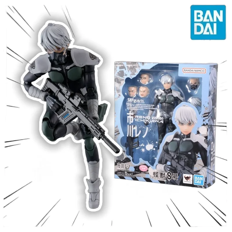 

【In Stock】Bandai SHF Monster No. 8 Monster No. 8 Ichikawa Leno Defense Force 3rd Unit Action Figure Doll Anime Model Collection