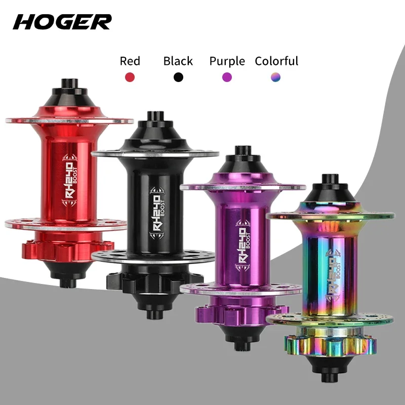 HOGER MTB HUB الجبهة الخلفية 32 36 ثقوب QR من خلال المحور تبادل HG دراجة هوائية جبلية مكبح قرصي دراجة محور 7-12S 120 انقر فوق المحور 6 تحمل