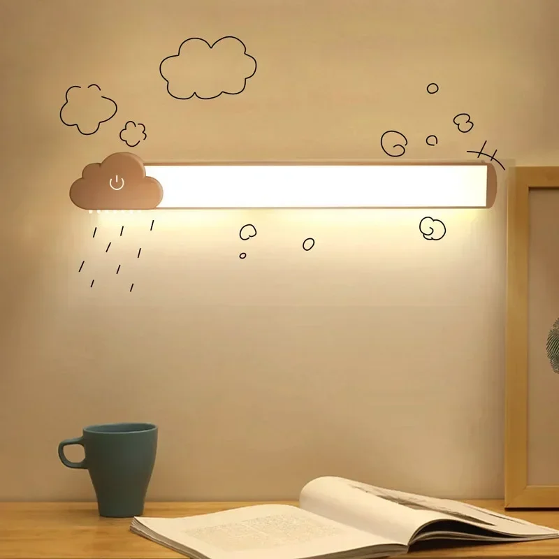 

GGbingo Wall Lamp USB Rechargeable LED Night Light Magnetic Dimming Wardrobe light Study Office Reading Stand Light for Bedroom