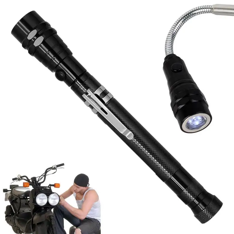 Flexible Led Flashlight Magnetic Telescoping Magnet Pickup Extendable Grill Light Outdoor Lighting Outdoor Gear For Camping