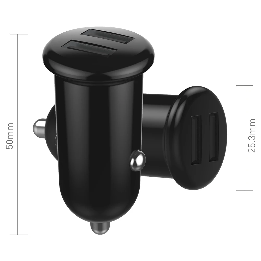 3.1A Dual USB Car Charger Fast Charging Adapter For iPhone 12 11 Pro Max 6 7 8 Plus Xiaomi Samsung Galaxy S8 S7 Huawei