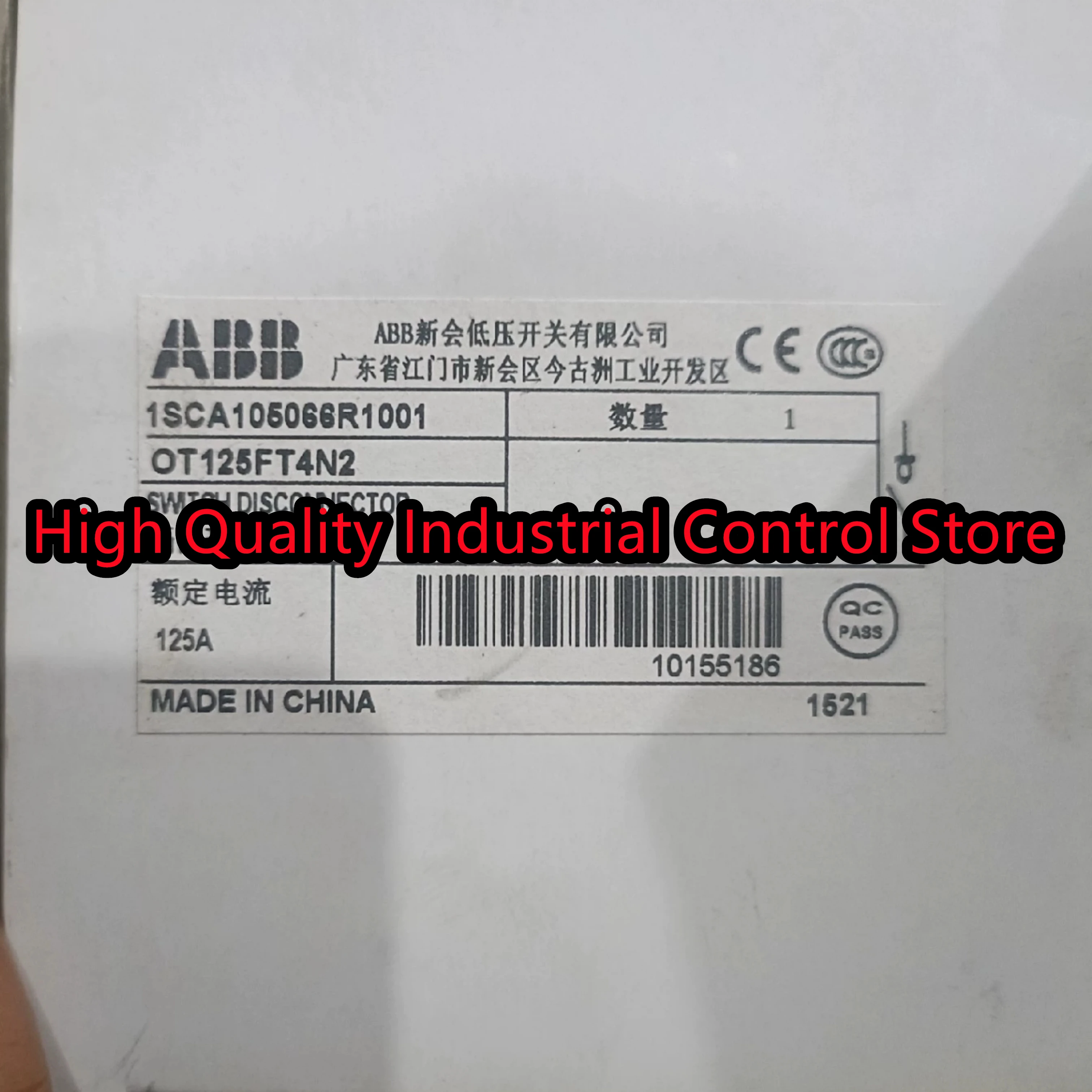 

New OT125FT4N2 1SCA105066R1001 OT160EV03K 1SCA120513R1001 Soft starter original