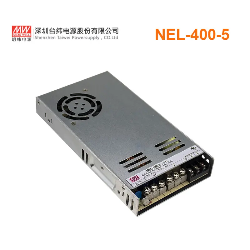 

MEAN WELL NEL-400-5 5V 80A, импульсный источник питания с одним выходом 5V 400W