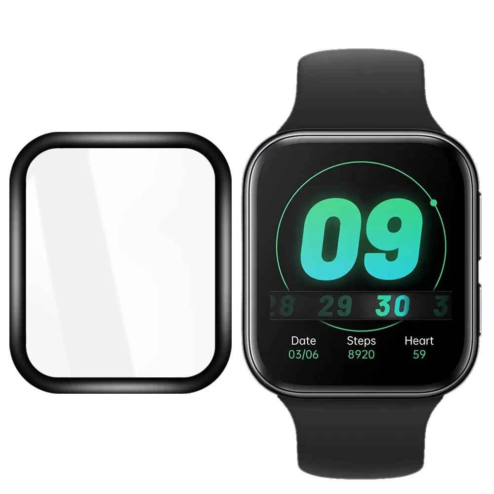 3D Curved Edge Protective Film for Oppo Watch 2 42mm 46mm Full Screen Protector Film for Oppo Watch 46mm 41mm