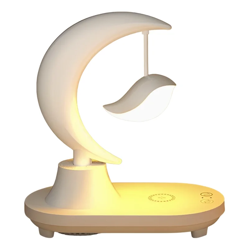 

N96R Bluetooth Speaker Led Bedside Atmosphere Lamp Mobile Phone Wireless Charging Smart Gift Valentine