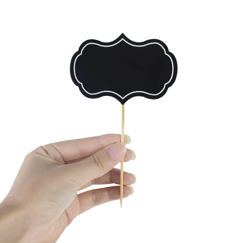 24pcs Mini Blackboard Paperboard Message Slate Flag Markers For Charcuterie Board Buffet Labels Food Tags Blank Toothpick Flags