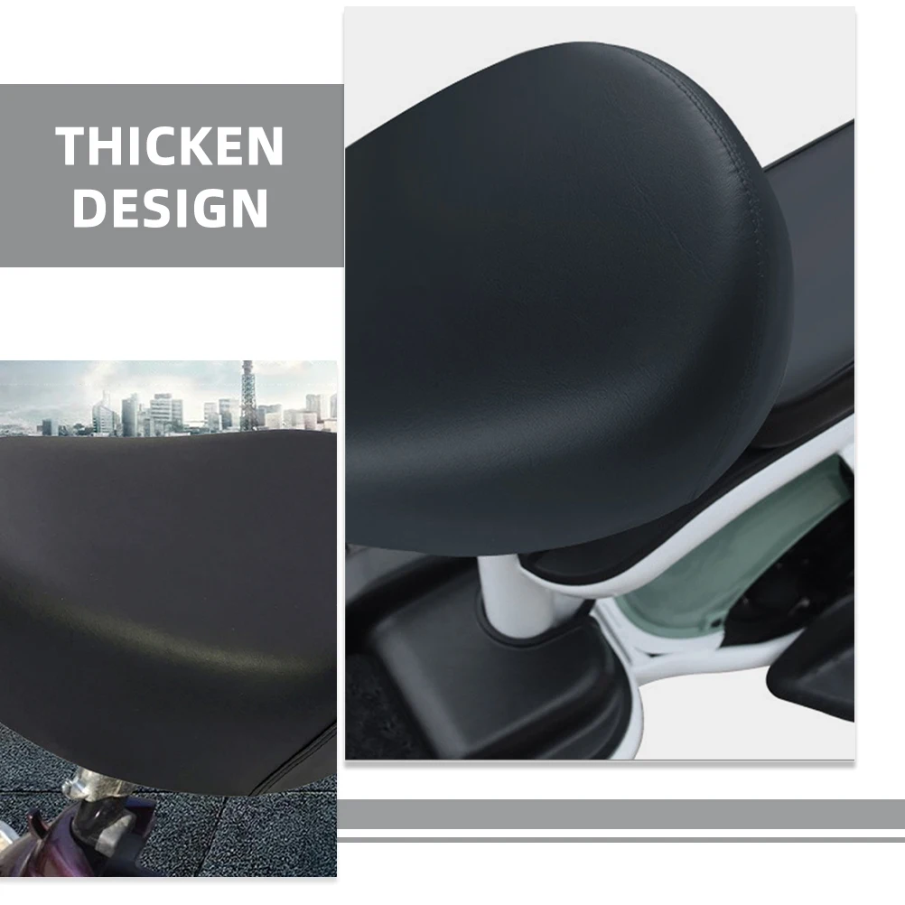 

Thickened Seat Cushion Wear-Resistant Pu Cycling Saddle Replacement For Bicycle Electric Bike Road Bike Seat Pad