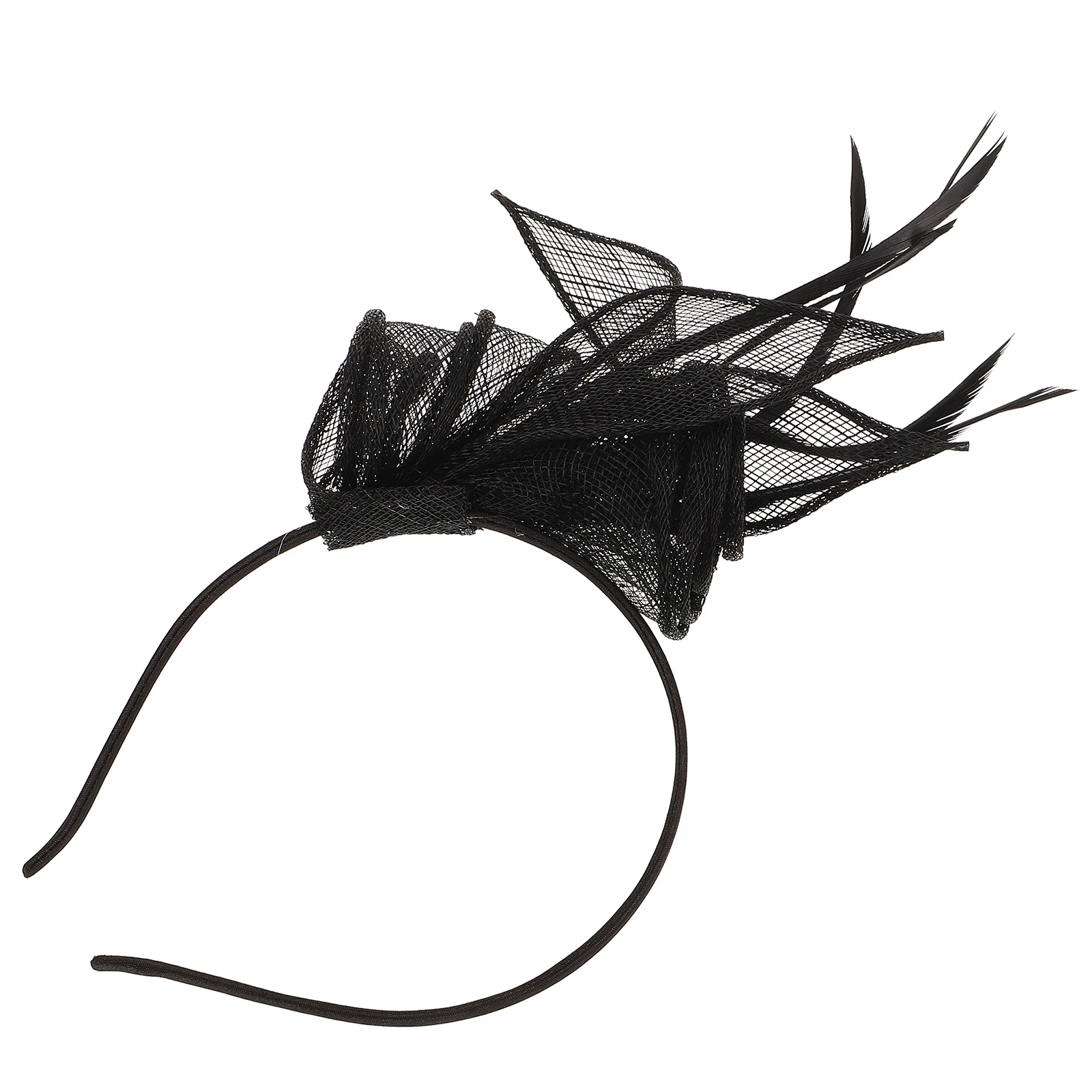 

Mesh Headband Party Veil Royal Wedding Bands Lace Bridal Hair Accessories Non Slip Comfortable Wide Design Breathable Women