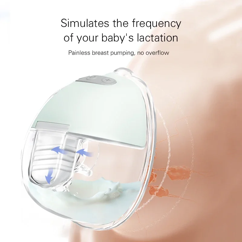 New Silicone Breast Pumping High Quality Food Grade Silicone Dropshipping Portable Wireless Electric Hands Free S28 BreastPump