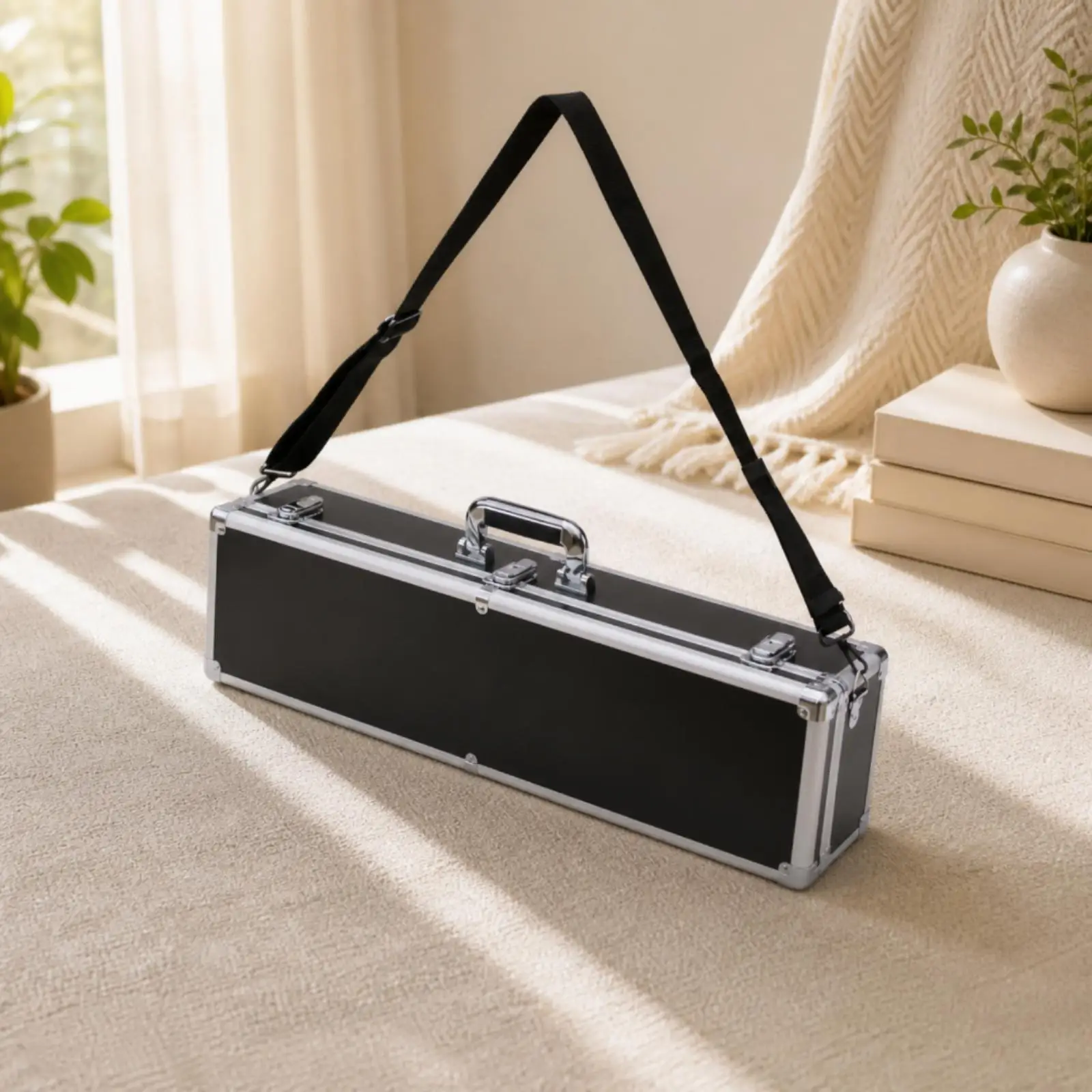 Protective Hard Case for Violin 4/4 with Padded Interior and Shoulder Strap for Comfortable Travel and Storage