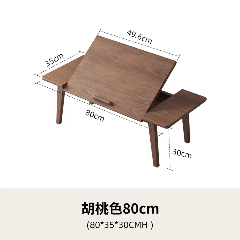 bay window small table bedroom sitting on the floor household window sill tatami coffee table Japanese style low table solid