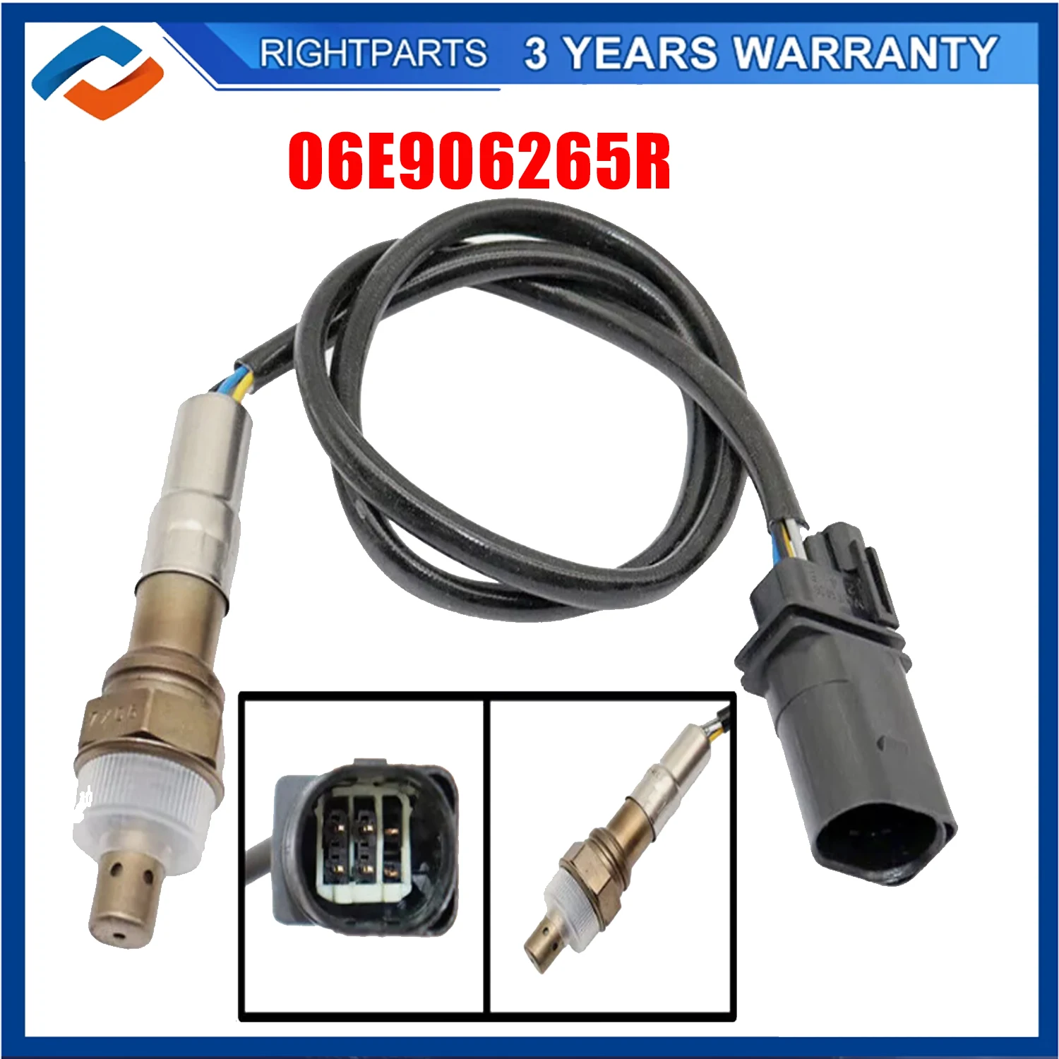 RIGHTPARTS Oxygen Lambda Sensor 06E906265R For Audi S4 S5 Q5 SQ5 A6 A7 Quattro 3.0 For AUDI A6 4G 2.8 FSI S6 A4 A5 A7 Q5