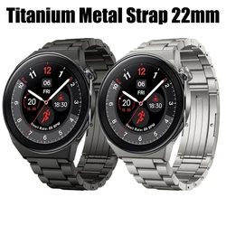 Titanium Metal Strap for OnePlus Watch 2 Luxury Business Bracelet Wristband 22mm Ultimate Link Bracelet for OPPO Watch X Band