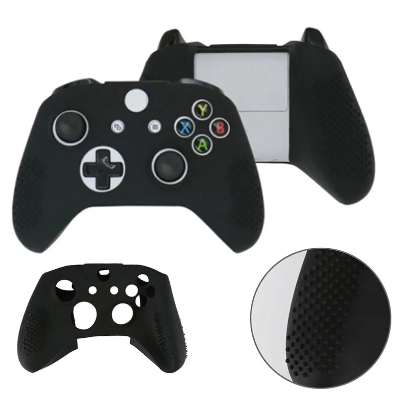 1/2PCS Game Handle Soft Silicone Protective Sleeve For Xbox OneS Controller With Stud Gel Protective Sleeve Joystick Accessories