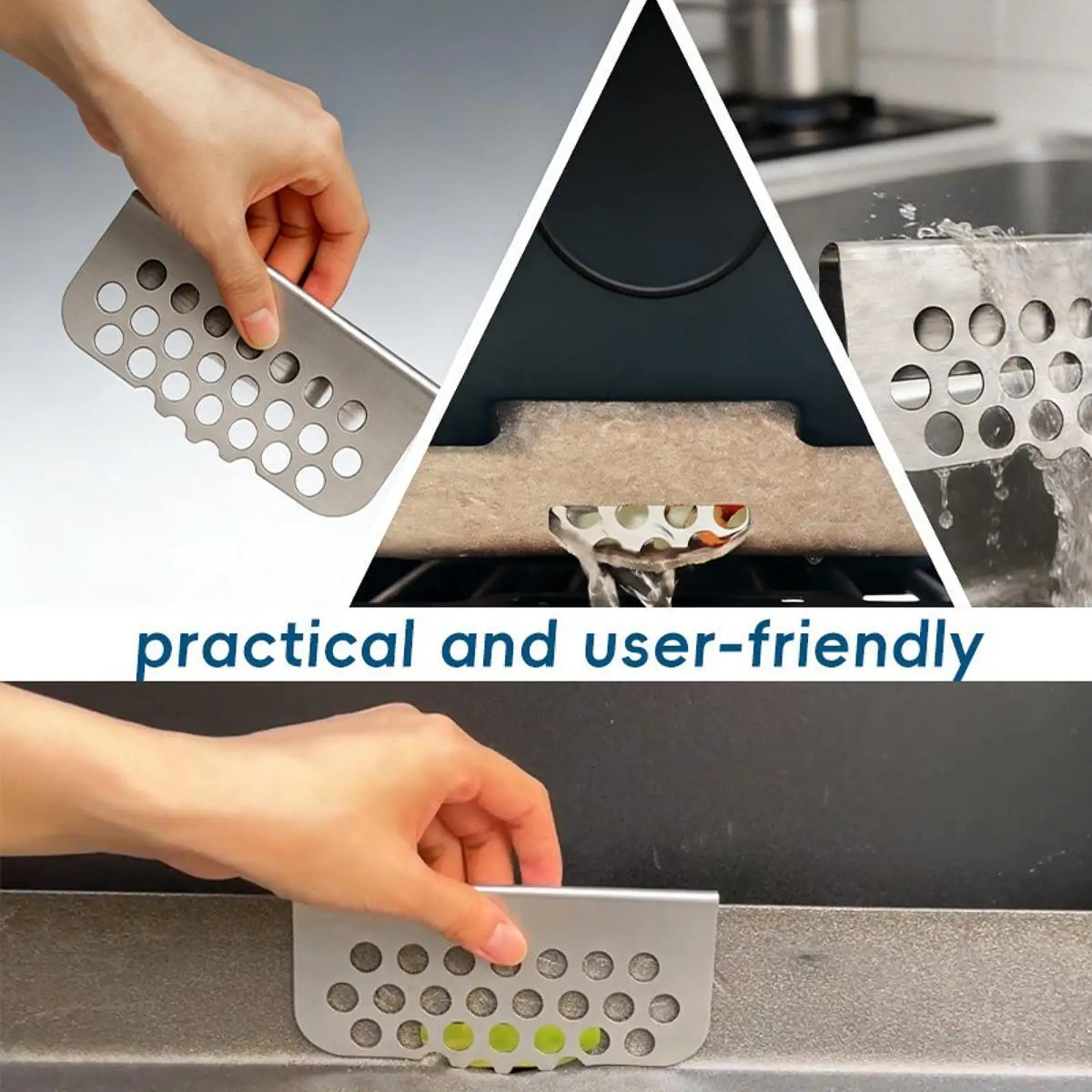 Reusable Griddle Grease Gate Easy Clean Mesh Blocker Grill Equipment Barbecue Utensil Kit for 28inch 36inch Griddles - view 5