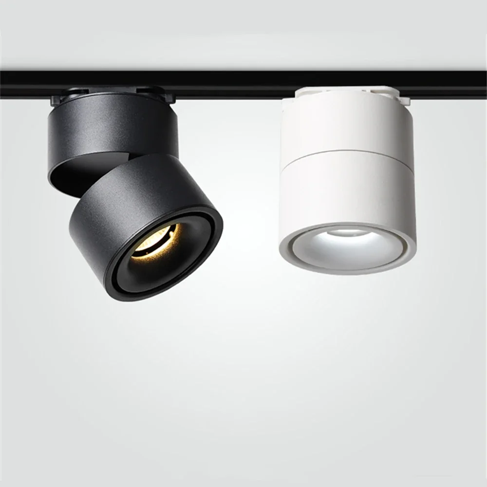 

LED Track Light 15W 12W 10W AC 220V Spot Light Ceiling Mounted Rail Mounted Spotlights Bedroom Clothing Shop Corridor Lighting