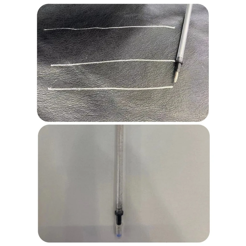 100x recargas mercurio-plata tela plateada multifuncional recargas para lápices suministros costura para cuero DIY