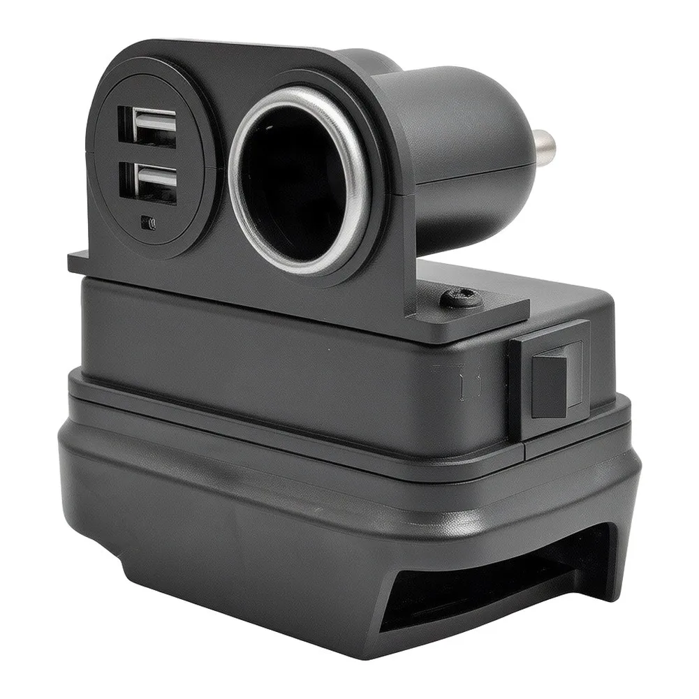 Outdoor adventure For battery adapter converter 21V input to 12V/24V output dual USB ports for BL1830 BL1840 18V batteries