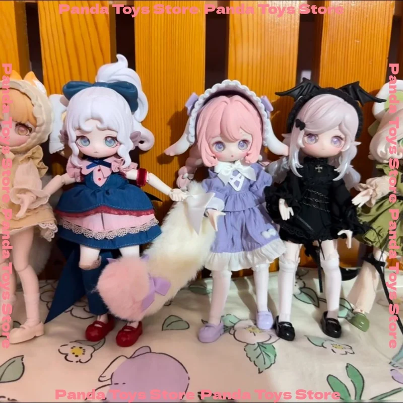 

В наличии Lulu Spirit Story Series 1/12th Electronic Pet Bjd Blind Box Joint Movable Doll Модный периферийный орнамент Игрушечная кукла