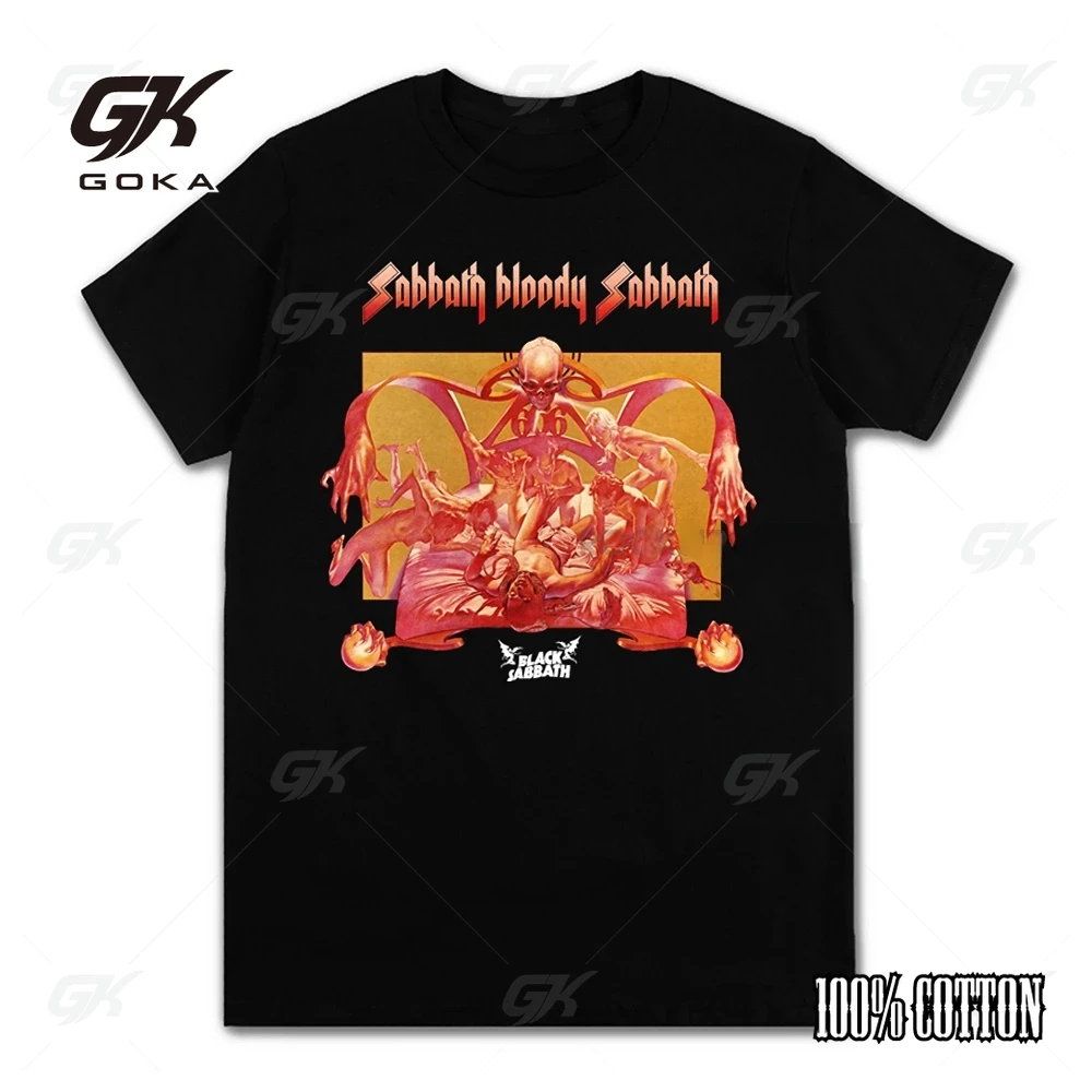 

Black Metal Rock Band T shirt Men Women Versatile Casual Graphic Short Sleeve Short Sleeve Plus Size T Shirt Unisex 62474