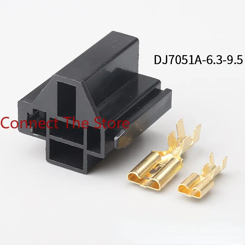 

10PCS DJ7051A-6.3/9.5-21 5-hole Relay Socket Of Automobile Composite Connector