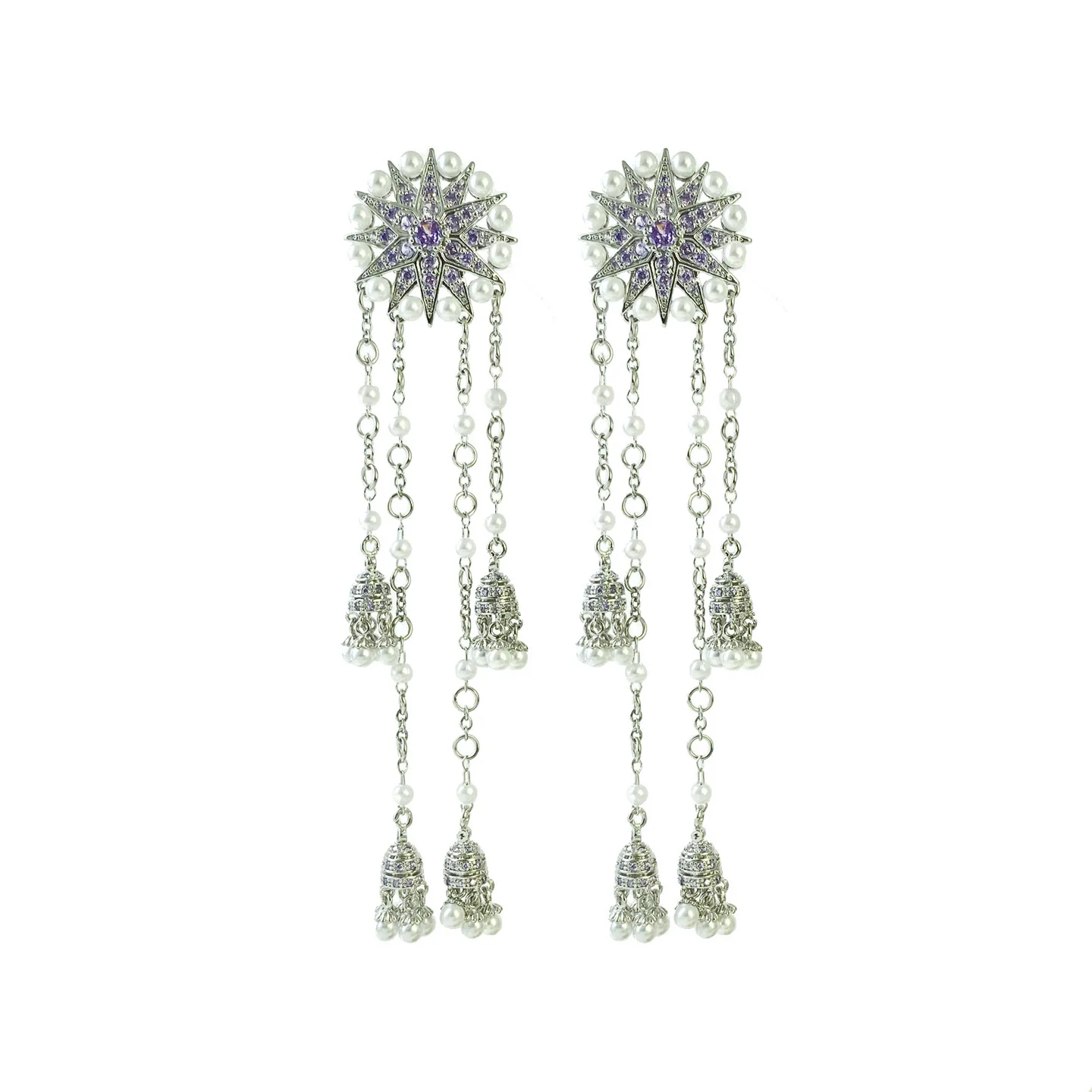 Fashion New Trendy 925 Sterling Silver Flower Earrings for Women Real Silver Ear Studs Initial Earrings