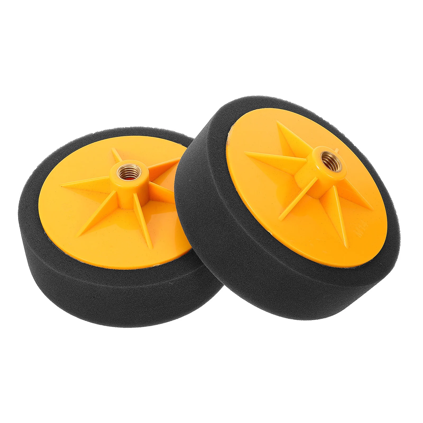 

2Pcs Car Polishing Sponge Wheel Wax Applicator Pad Polishing Drill Attachment Buffing Pads Auto Car Wool Polisher